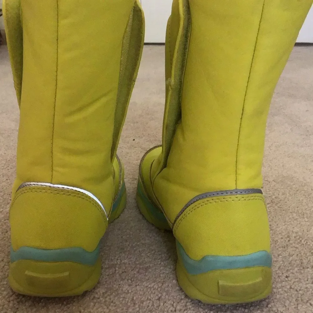 Lands’ End Yellow Snow Winter Boot